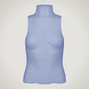 Patterned sweater with American armholes in merino wool and alpaca