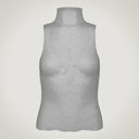 Patterned sweater with American armholes in merino wool and alpaca