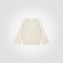Maglia girocollo ampio con manica svasata
