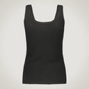 Slim-fit tank top in merino wool and cashmere