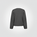 Cardigan a tre bottoni leggermente sfiancato