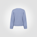 Cardigan a tre bottoni leggermente sfiancato