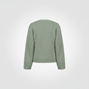 Cardigan a tre bottoni leggermente sfiancato