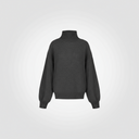 Maglia collo a cratere con fondo manica ampio