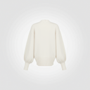 Cardigan over con polsini a doppio bottone
