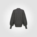 Cardigan over con polsini a doppio bottone