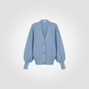 Cardigan over con polsini a doppio bottone