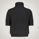 Maglia collo alto mezza manica in lana merino, seta e cashmere