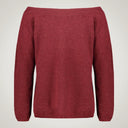 Alpaca blend drop shoulder sweater