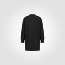 Cardigan semi over con spacchetti laterale mid long