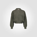 Bomber con zip e tasche diagonali
