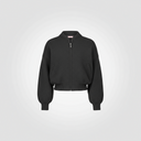 Bomber con zip e tasche diagonali